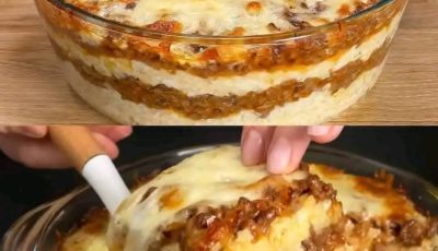 Cheesy Beef and Mashed Potato Casserole